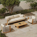 Ondina Series Teak Outdoor Sofa Set