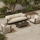 Ondina Series Aluminum Outdoor Sofa Set