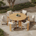 Ondina Series Teak Outdoor Dining Set