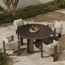 Ondina Series Aluminum Outdoor Dining Set