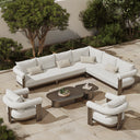 Ethereal Series Aluminum Outdoor Sofa Set