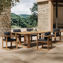 Grace Series Teak Outdoor Dining Set