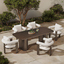 Ethereal Series Aluminum Outdoor Dining Set