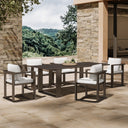 Grace Series Aluminum Outdoor Dining Set