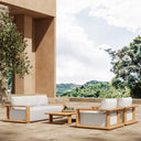 Grace Series Teak Outdoor Sofa Set