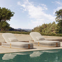 Ondina Series Teak Sun Lounger