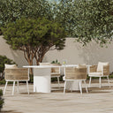 Ripple Series Aluminum Outdoor Dining Set
