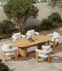 Ethereal Series Teak Outdoor Dining Set
