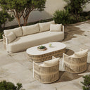 Ripple Series Aluminum Outdoor Sofa Set