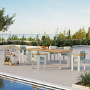 White Sand Series Outdoor Dining Set