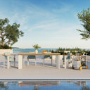 White Sand Series Outdoor Dining Set