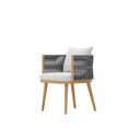 Ripple Series Teak Outdoor Dining Set