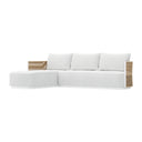 Ripple Series Aluminum Outdoor L-Shaped Sofa Set