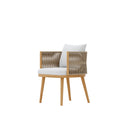 Ripple Series Teak Outdoor Dining Set