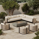 Ondina Series Aluminum Outdoor Sofa Set